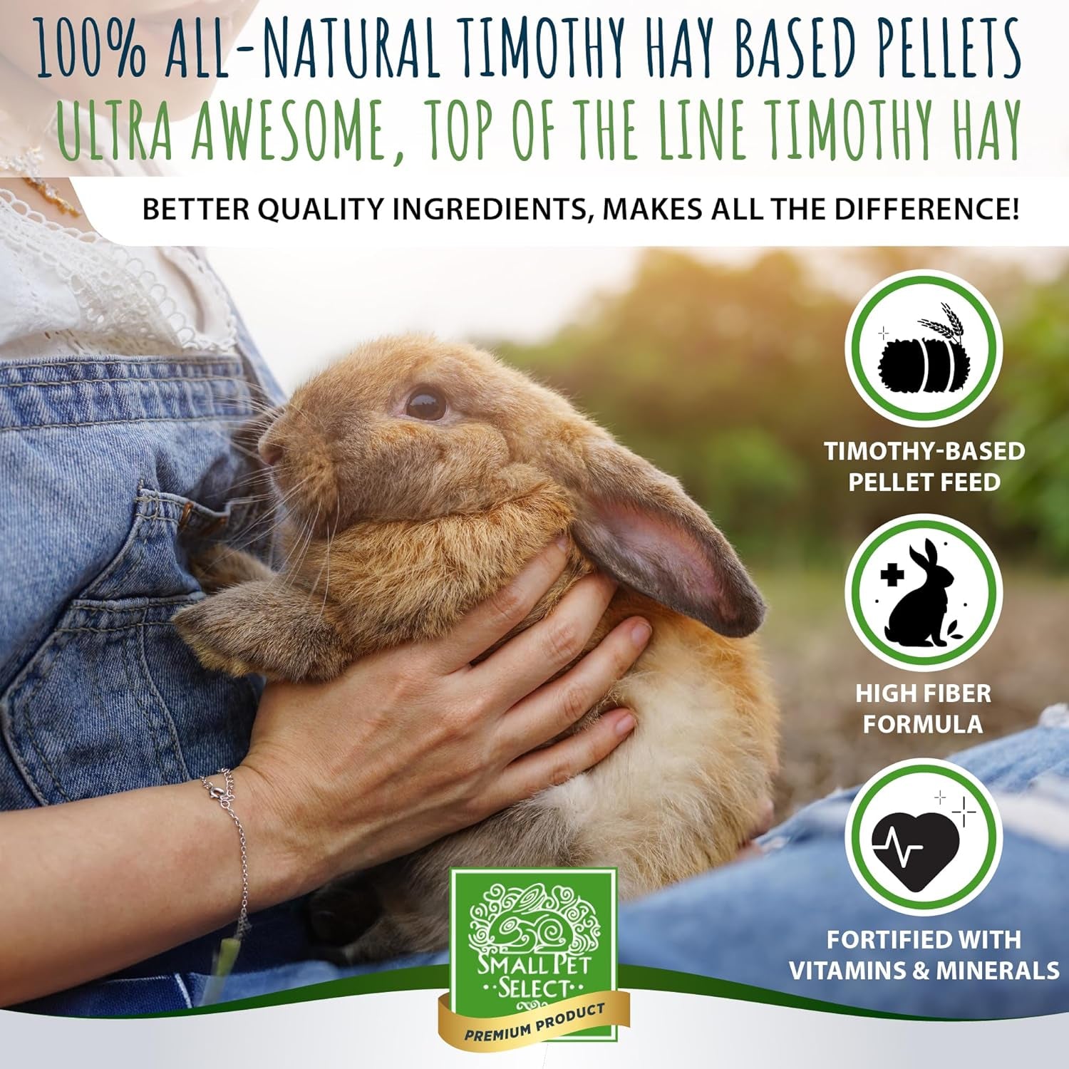 Rabbit Food Pellets, 10 Lb.